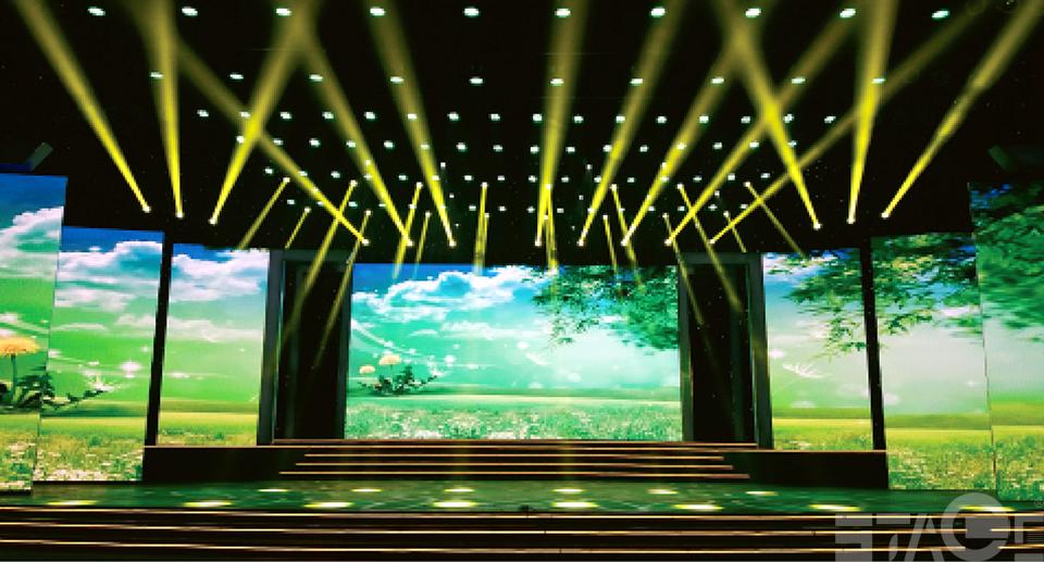 大冶广播电视台800平米演播厅舞台 声光电改造工程 - 光影空间(湖北)